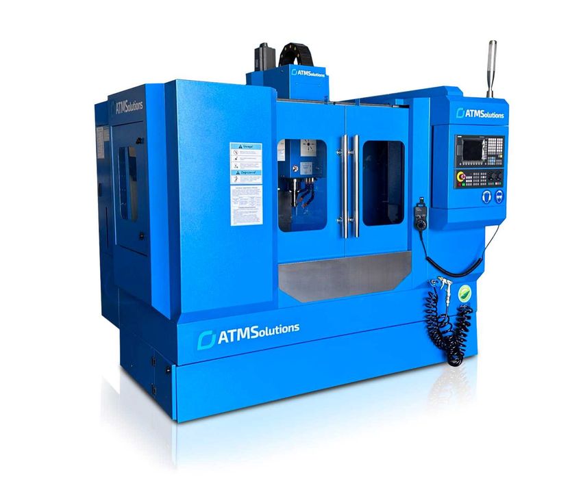 centrum obróbcze cnc 5 osi atms mill 1200 - maszyna poprezentacyjna