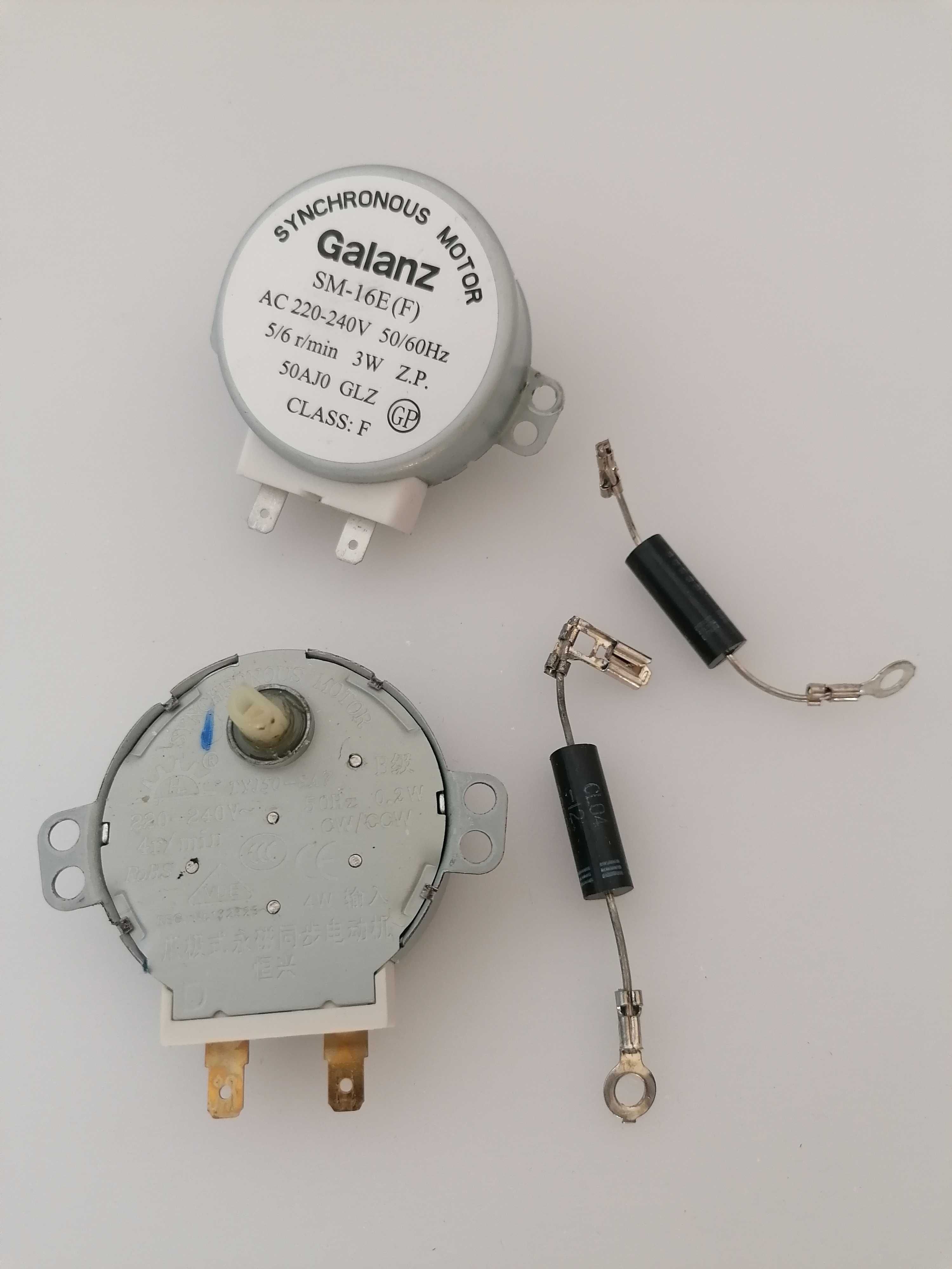 Peças Microondas - Transformador Magnetron Motor Condensadores Prato