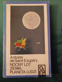 Antoine de Saint-Exupéry Nocny lot Ziemia planeta ludzi