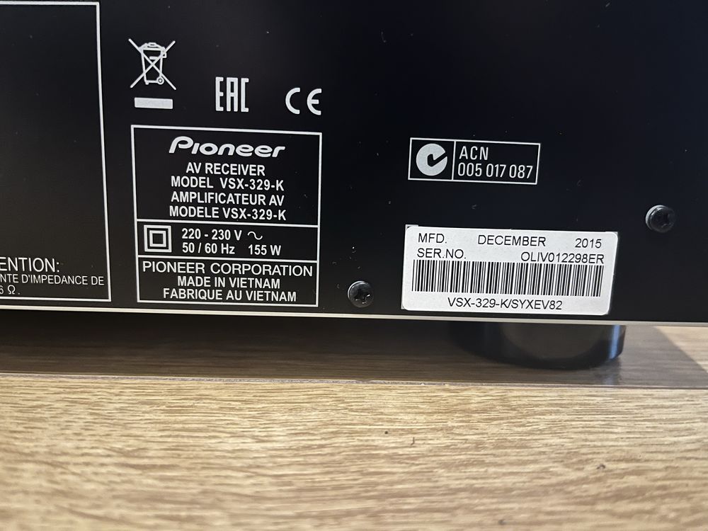 Pioneer amplituner VSX 329