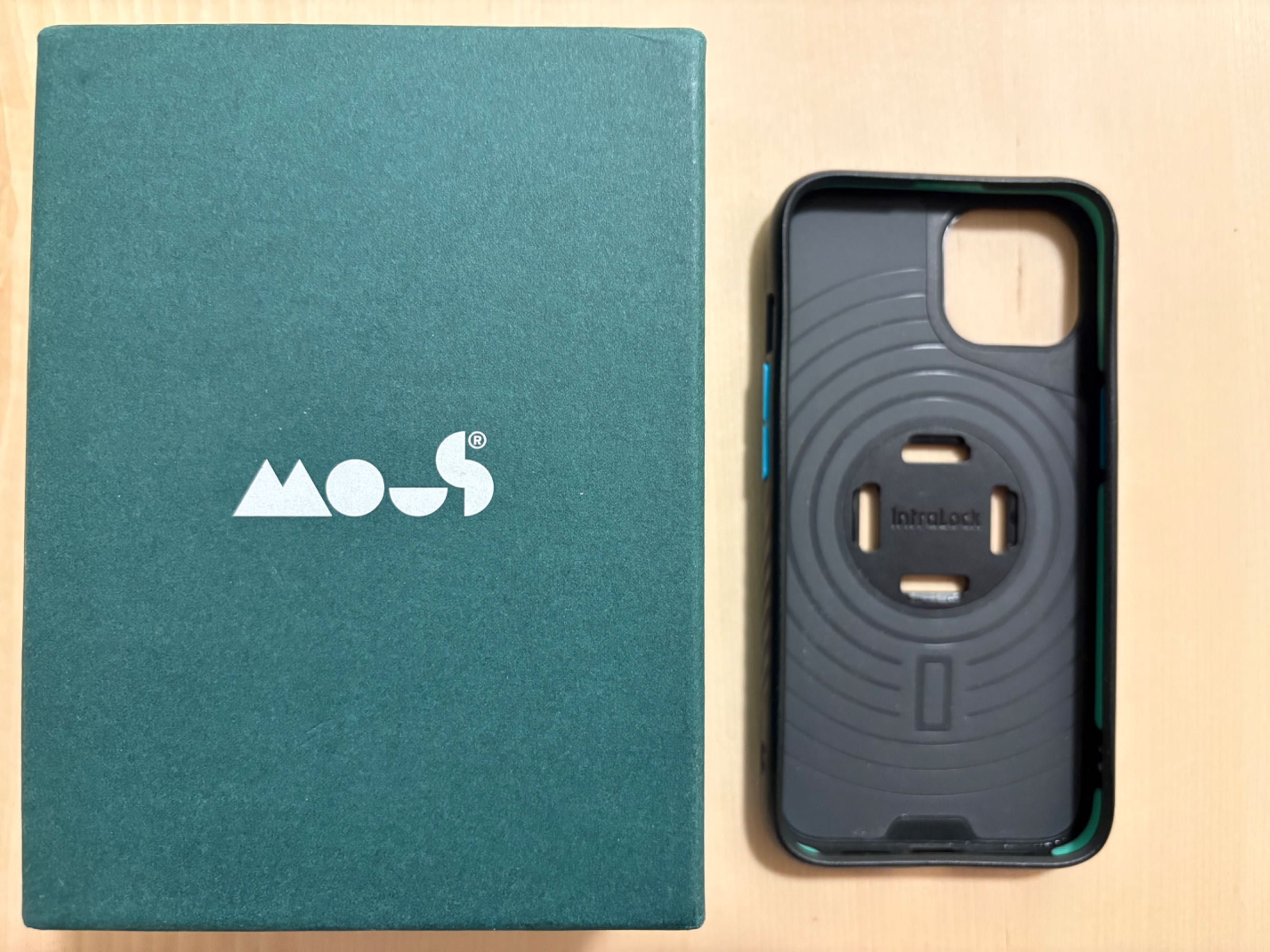 case do Mous IntraLock dla iPhone 14 + uchwyt Mous Intralock do roweru