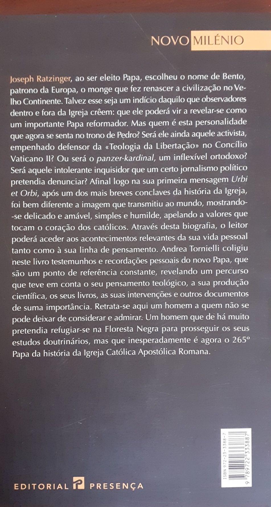 O papa Bento XVI.  O guardião da fé