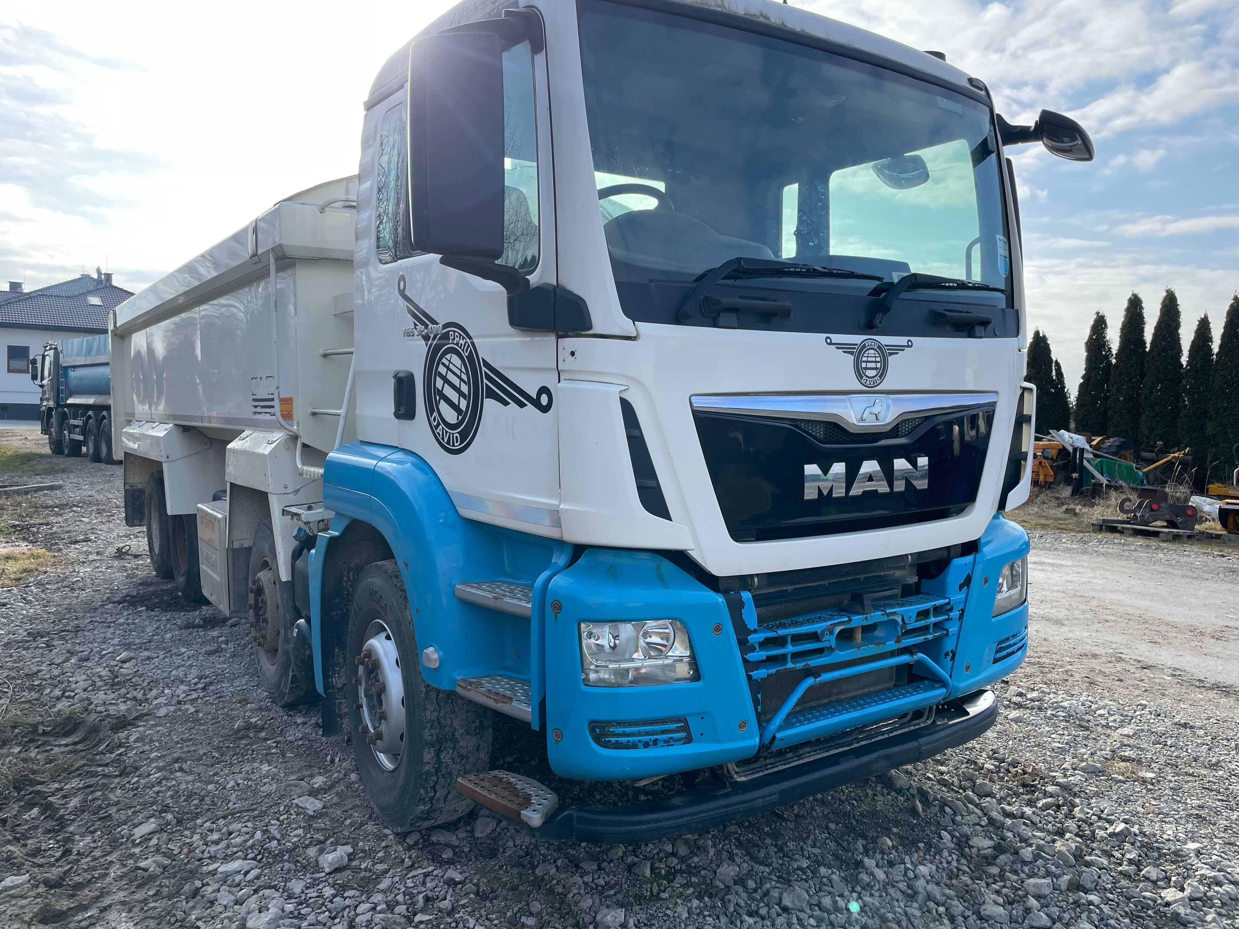 MAN TGS 32.400 wywrotka aluminiowa 8x4 2014 rok