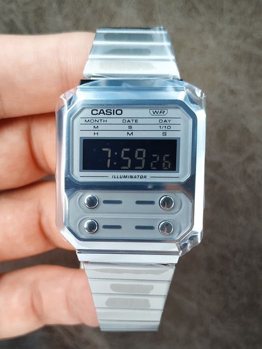 Годинник  Casio A100WE-1AEF Оригинал Гарантия Часы мужские