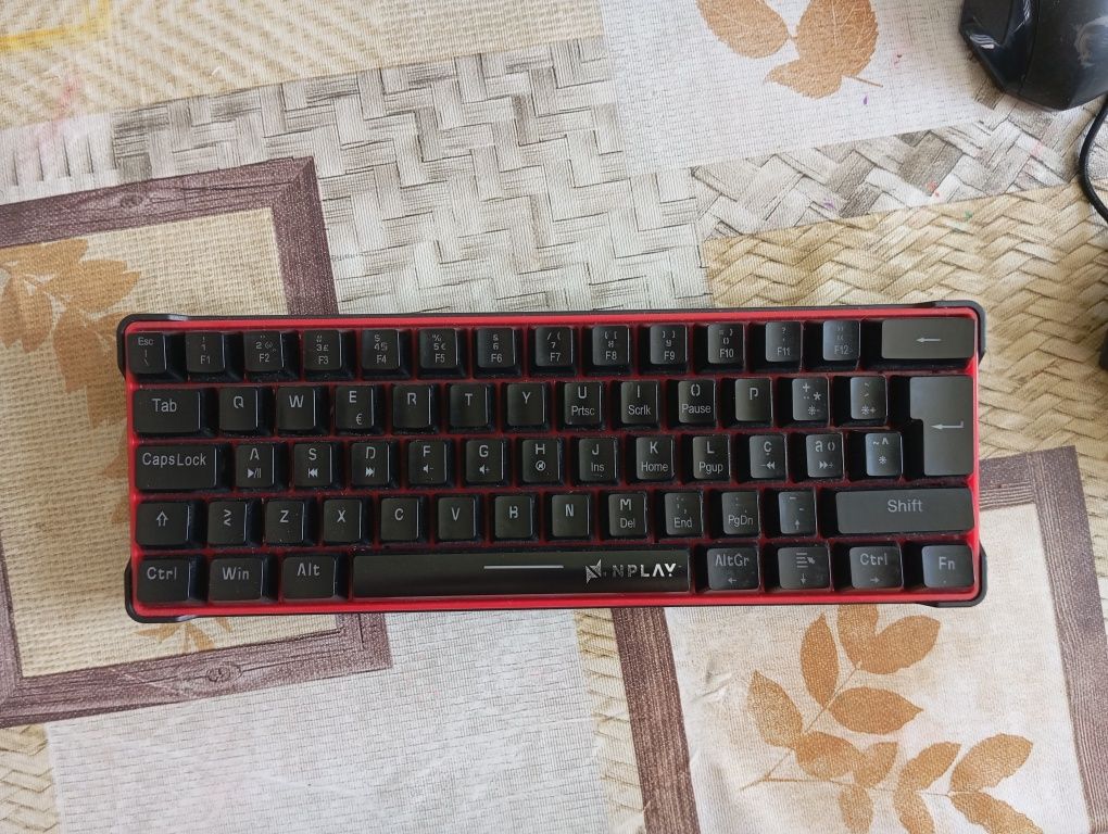 Teclado mecânico nplay blue switch