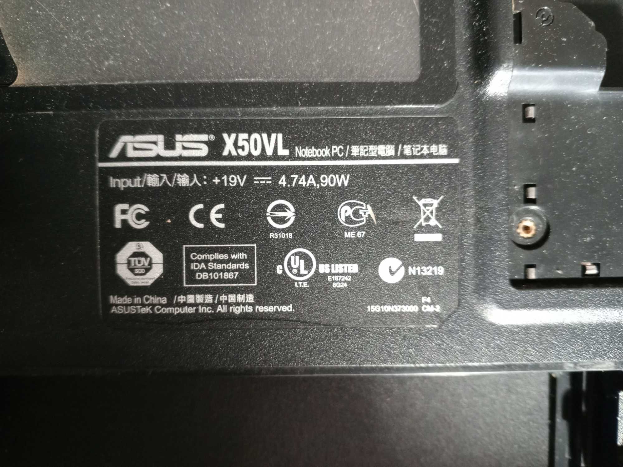 Запчасти ASUS X50VL.