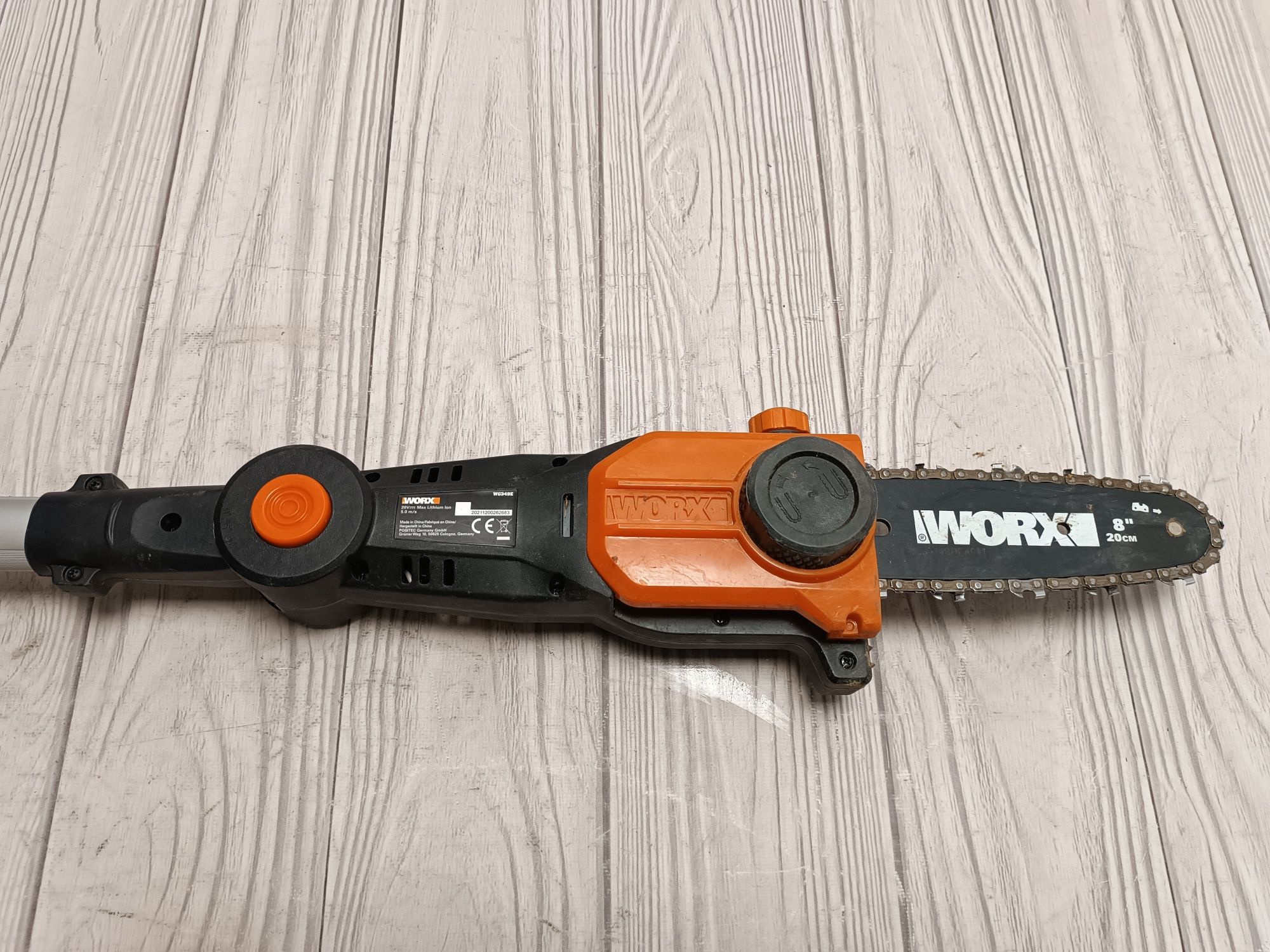 WORX WG349E висоторіз телескопічна штанга 4 м 20V 2Ah