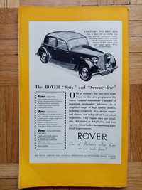 reklama Rover sixty seventy five czasopismo Britain To-Day 1948 r