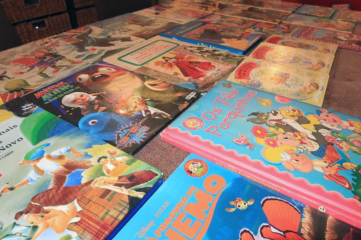 Biblioteca livros infantil e juvenil