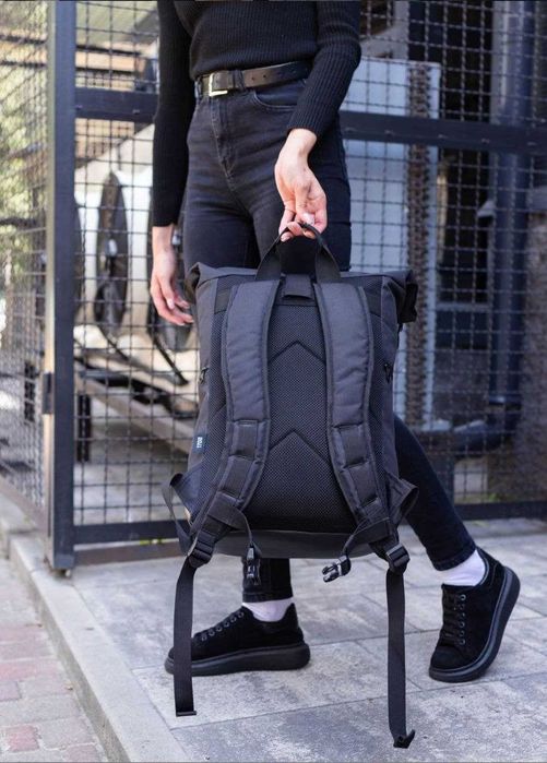 Рюкзак наплічник міський шкірозамінник екошкіра водонепроникний сумка