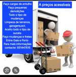 Faco mundaças e fretes