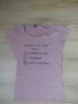 Bluzka koszulka damska dziewczęca t shirt nadruk Sinsay XS
