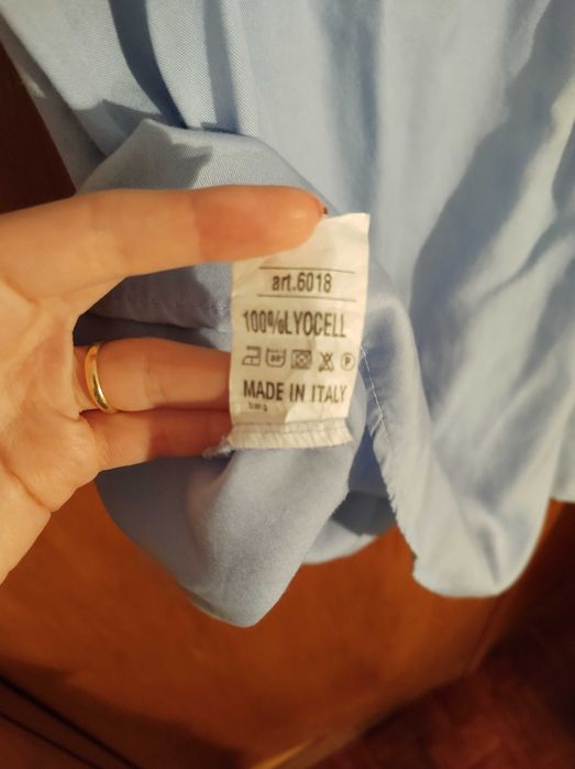 Vestido Confortável Azul Bebe