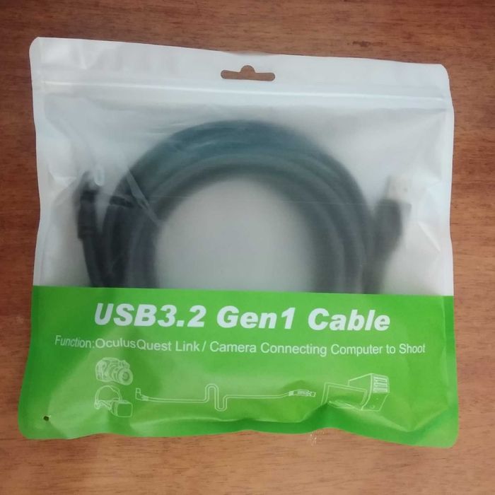 Кабель Oculus Link USB-А 3.2 - USB-С, 3 м, для Oculus Quest 2/3