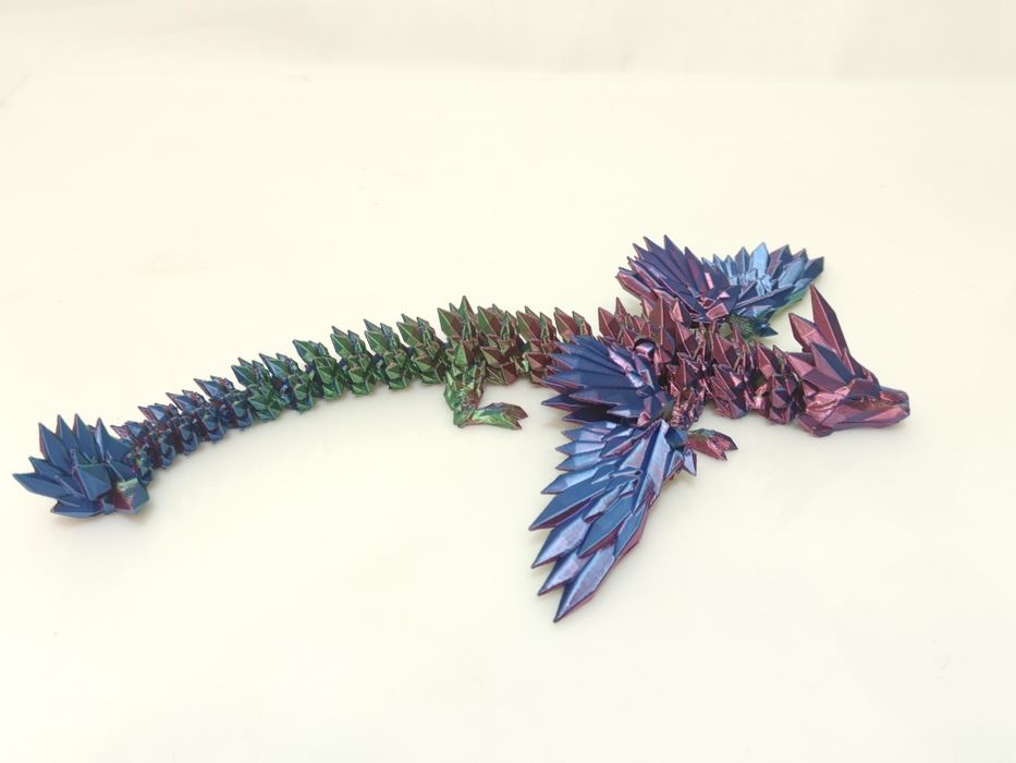 Smok zabawka 3D ruchome elementy idealny na prezent