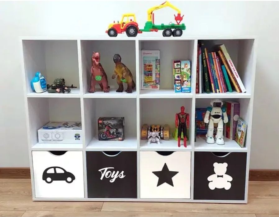 Стеллаж детский для игрушек дитячий стелаж Шафа для іграшок і книг