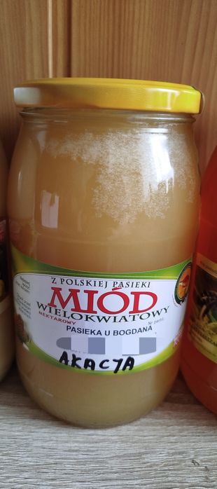 Miód z własnej pasieki lipowy rzepakowy leśny wielokwiatowy akacjowy