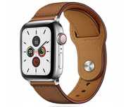Apple Watch42/44/45mm Opaska Pasek a'la skórzany brązowy kod 1794