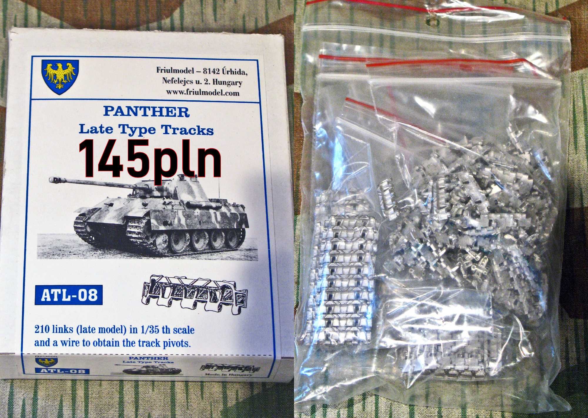 Gąsienice metalowe FRUILMODEL Panther A/G (późne)