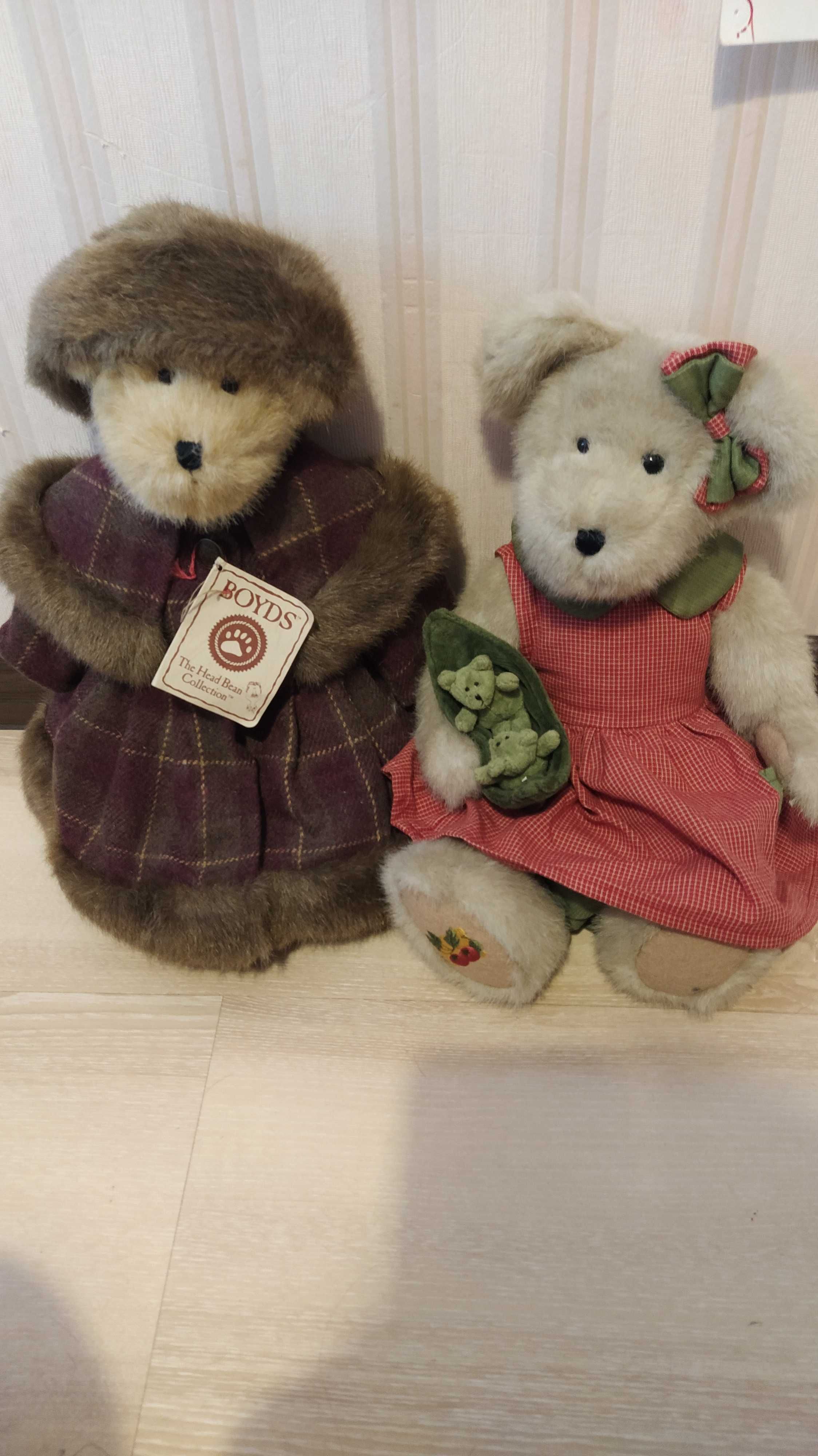 Игрушка плюшевый мишка Boyds Bear Annabelle Dickens,мама с детками.