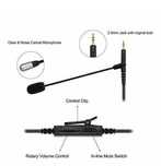 Cable Boom Microphone - Volume Control for PlayStation PS4 or Xbox One