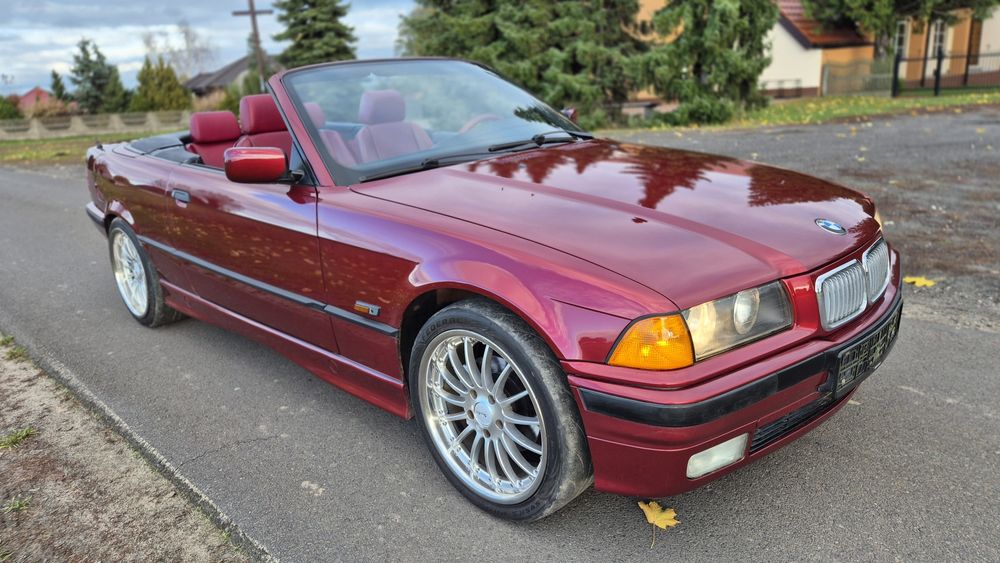 Bmw 320i E36 Cabrio Calypsorot z Niemiec