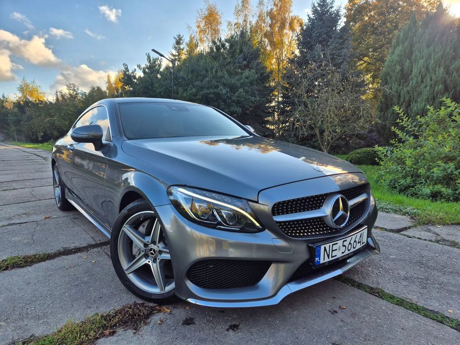Mercedes-Benz Klasa C Coupe 4matic 9gtronic Pakiet AMG Led carplay Kamera