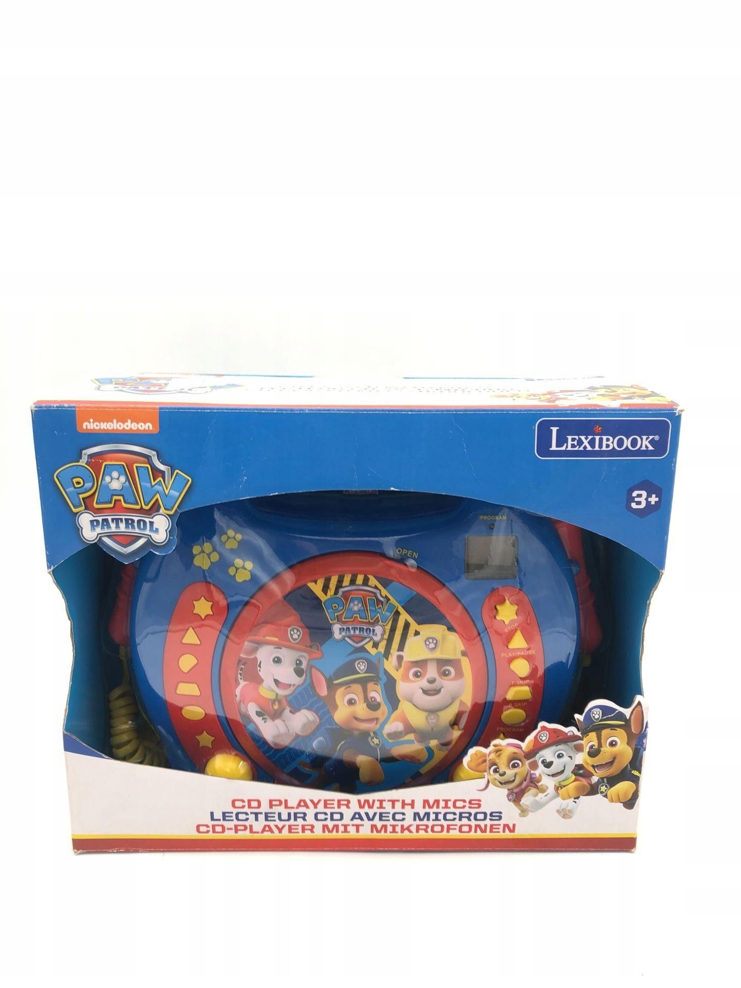 CD-Player PAW Patrol dla dzieci z mikrofonami i funkcją programowania