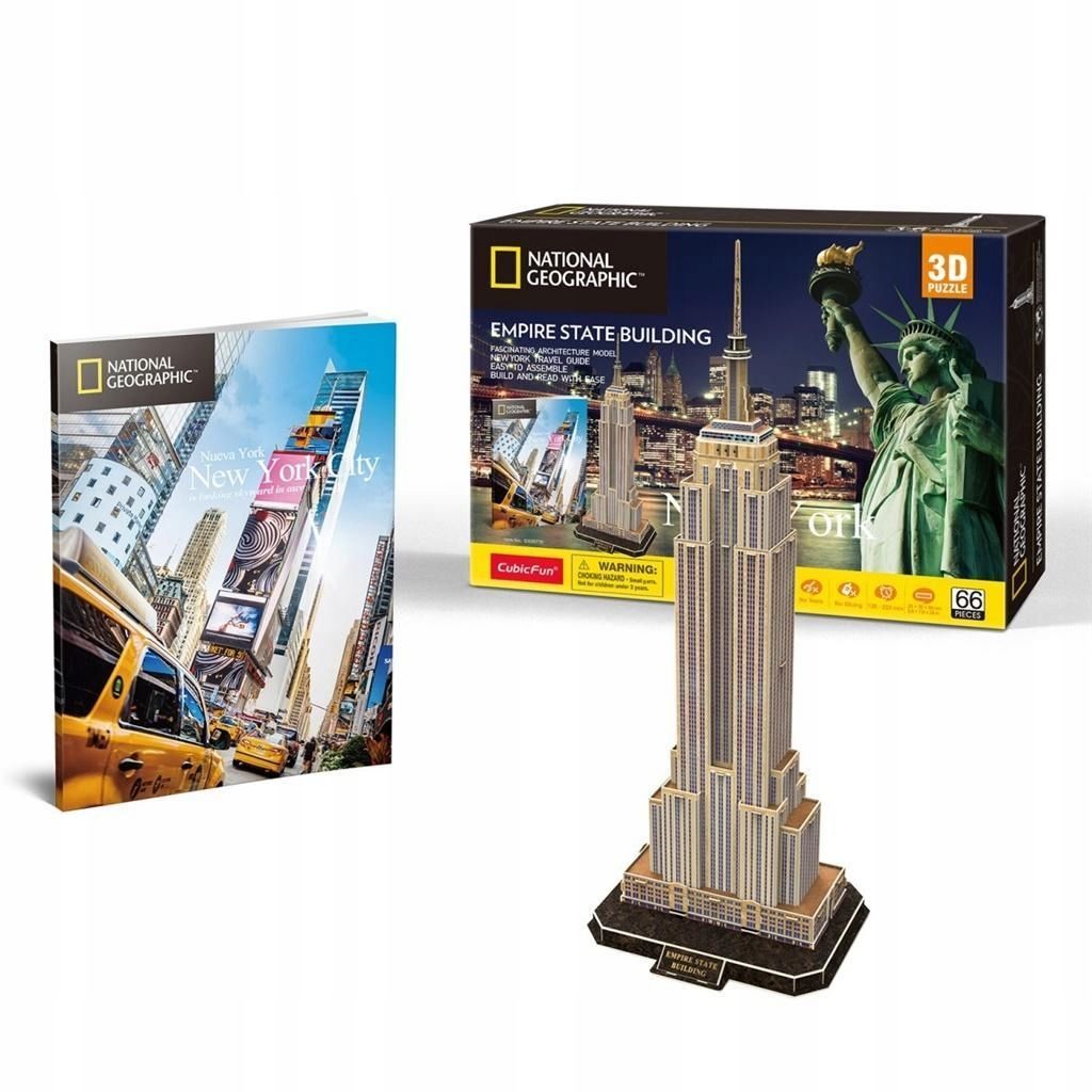 Puzzle 3d Empire State Building Ng, Cubic Fun