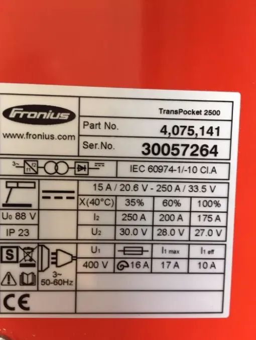 Сварочный аппарат Fronius TransPocket 2500 Новый