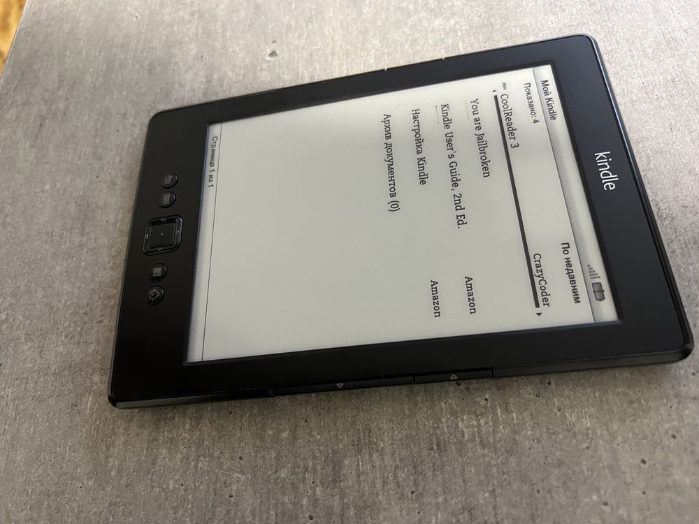 Amazon Kindle 5. Усі формати. Refurbished. Як Новий. Не сенсорний