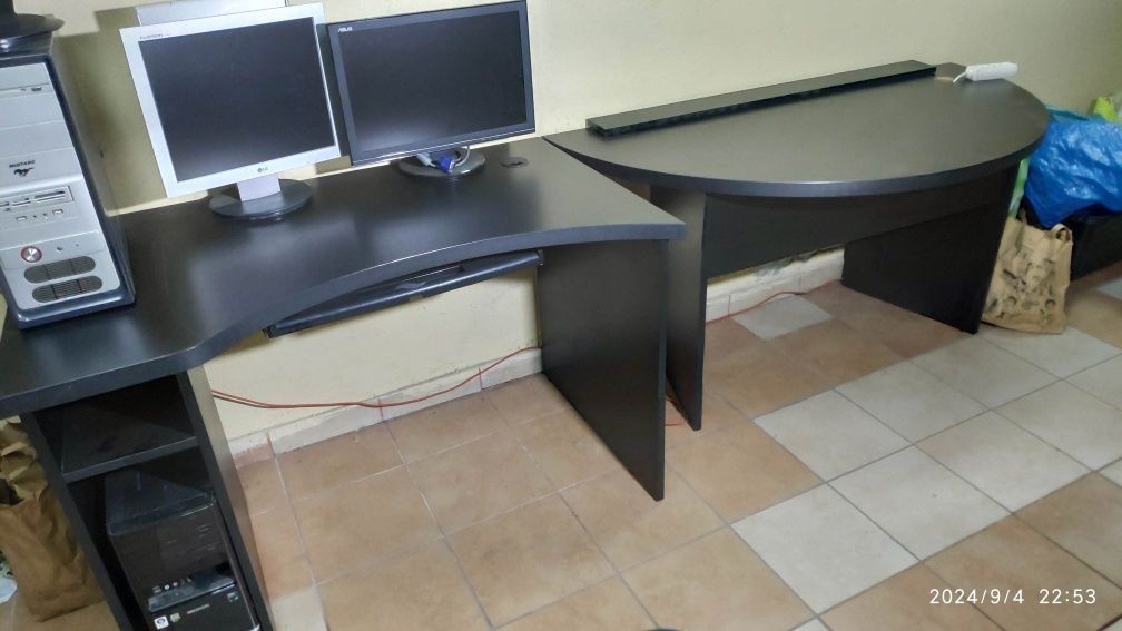 Solidne Biurko 120x70cm Gruby Blat. Tacka pod klawiaturę Stan jak Nowe