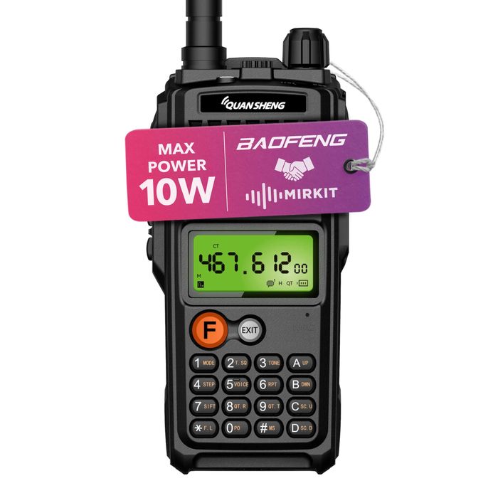 Рація Quansheng TG-K10AT UVF 10w, 4000 mah