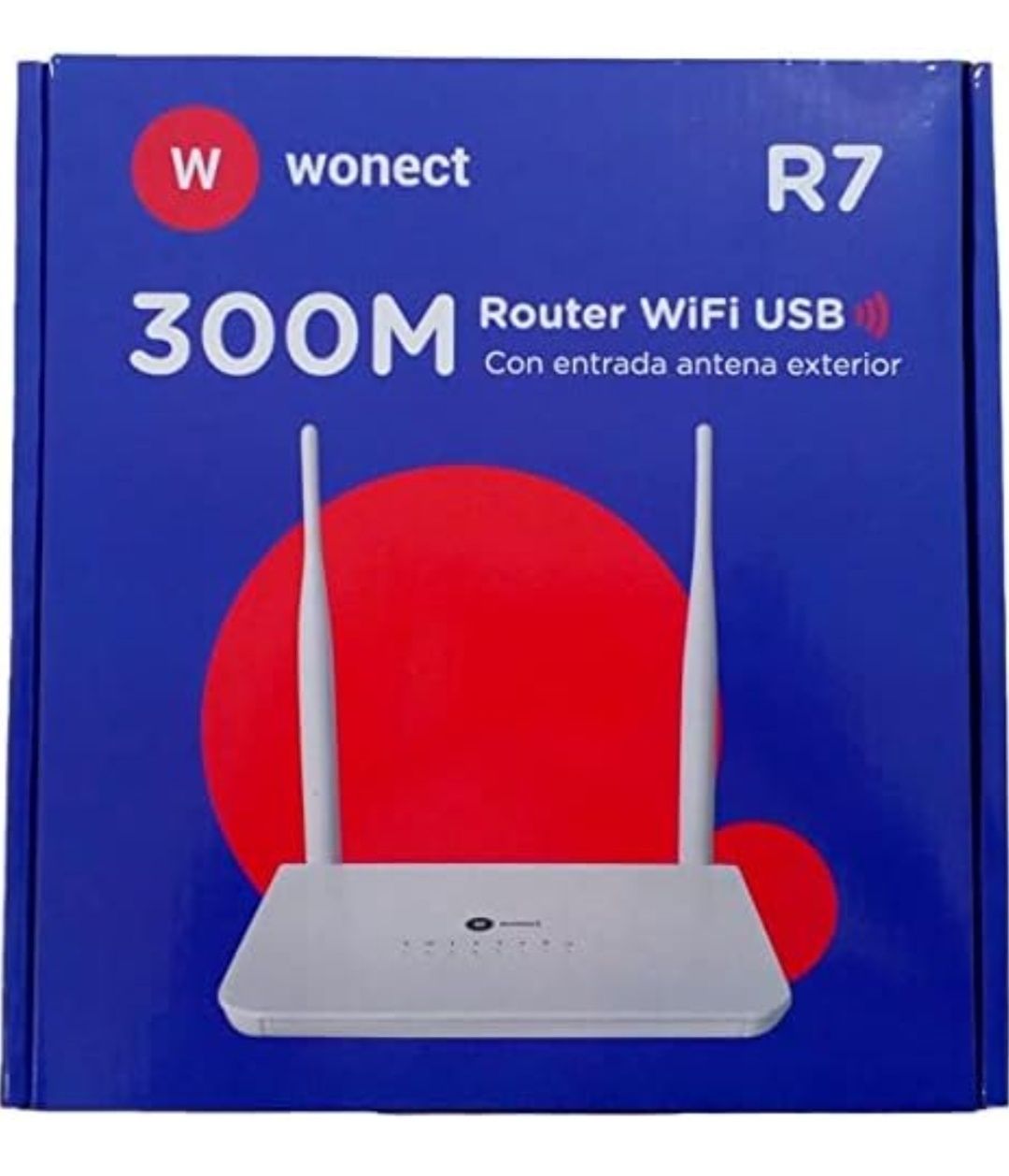 Router Wi-Fi z wejściem USB, 2,4 GHz, 5 GHz, Wonect R7,