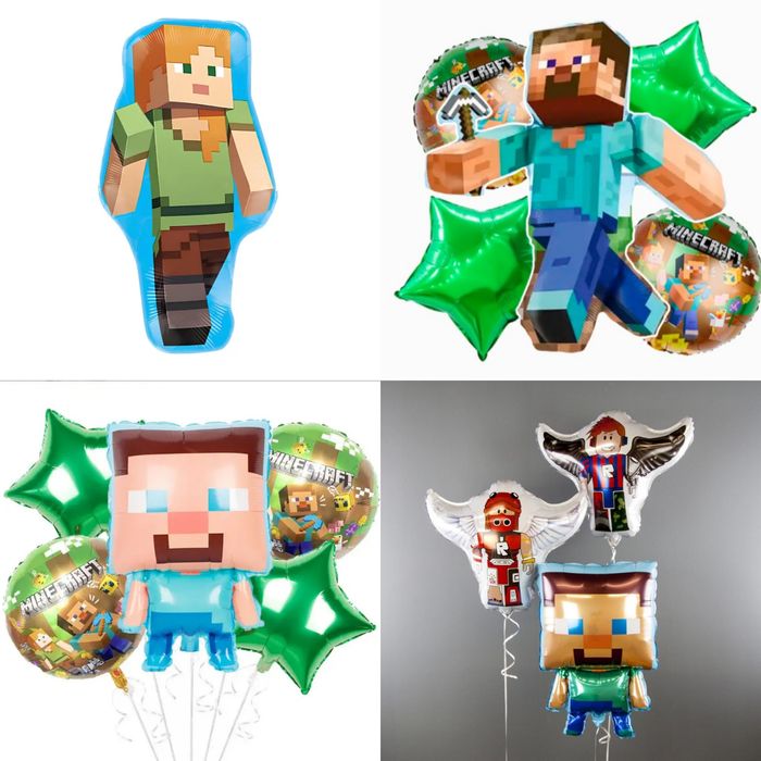 Фотозона Роблокс Майнкрафт Стич Буба трансформеры литачки на 4 5 6 7 8