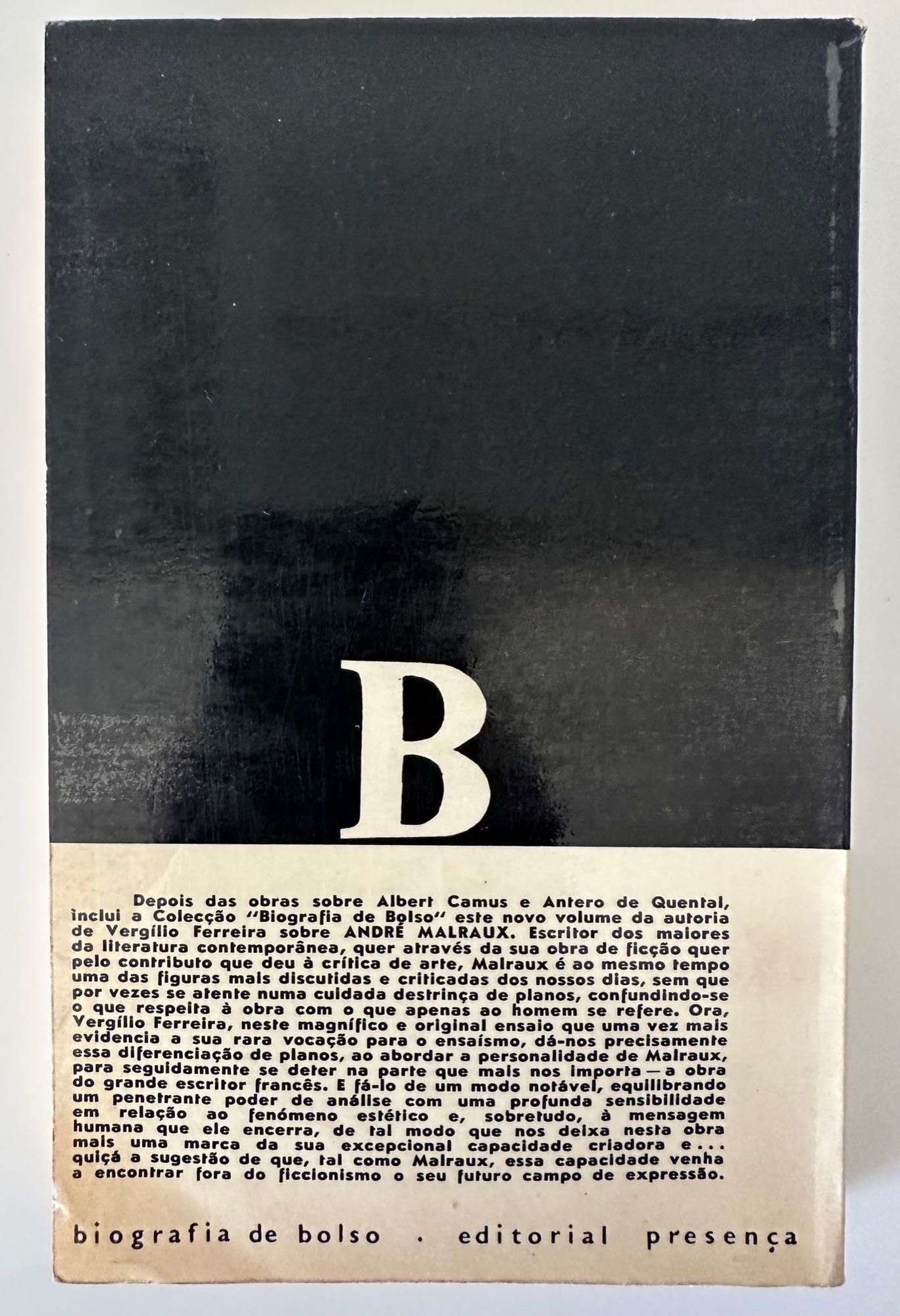 André Malraux - Virgílio Ferreira - 1ª edição 1963