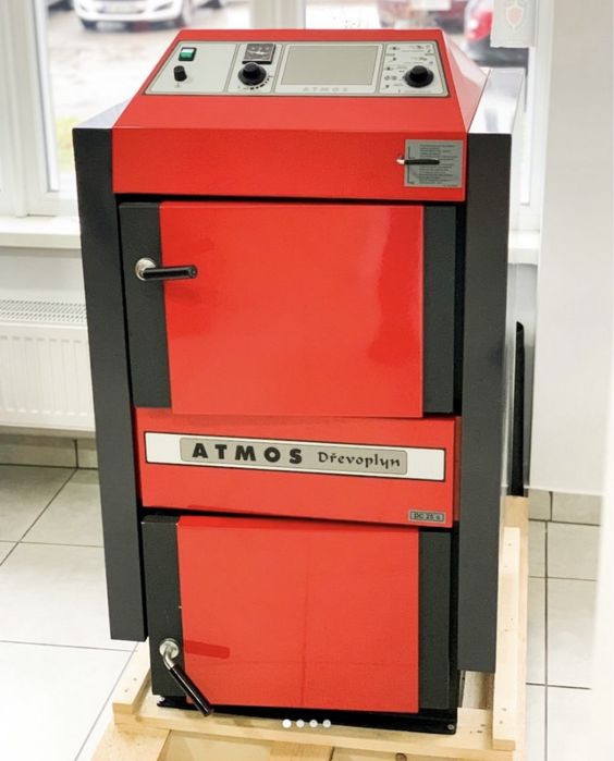 ⁉️Котел Atmos DC 25 S піролізний Атмос твердопаливний твердотопливный