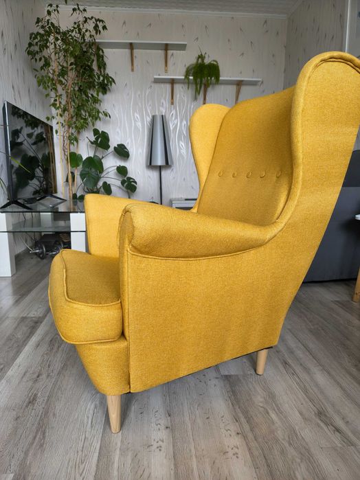 Fotel uszak żółty