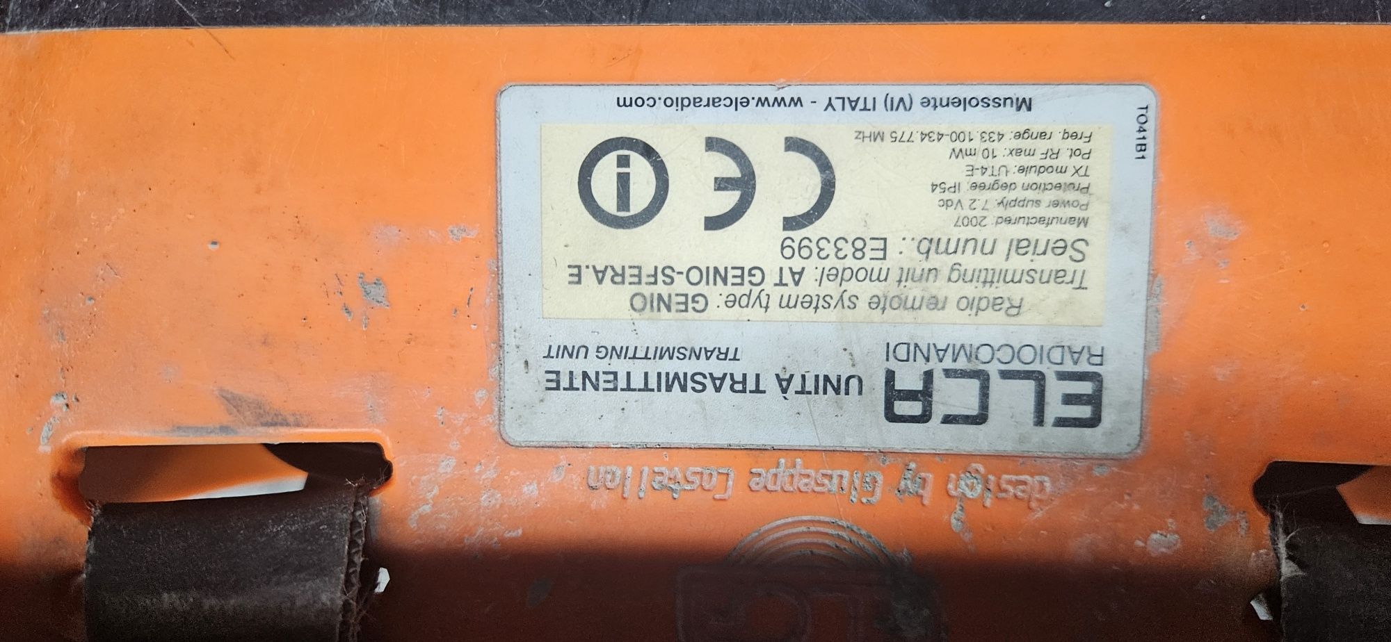 Panel sterujący ELCA Radiocomandi