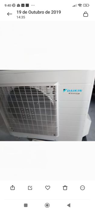 Máquina de ar-condicionado daikin