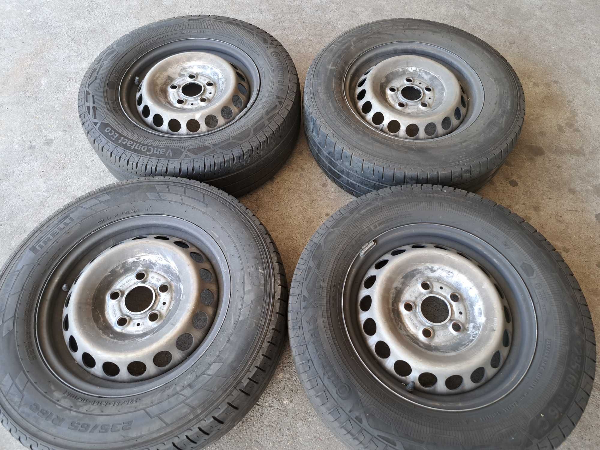 Koła felgi 5x120 16 crafter II T5 czujniki tpms opony 235/65R16c