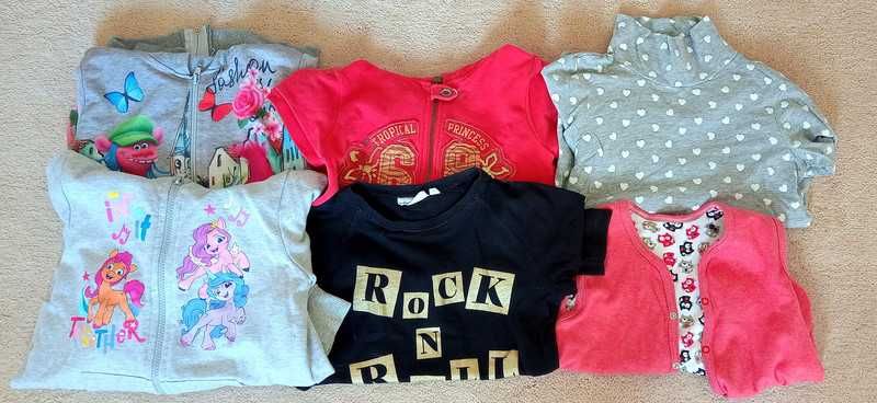 Mix dziewczęcy bluzy roz. 128-134 paka