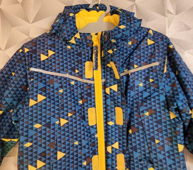 86 92 kurtka ZIMOWA chłopięca stan: Dobry