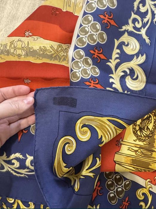 Hermes (шарф) платок шелк оригинал, винатж