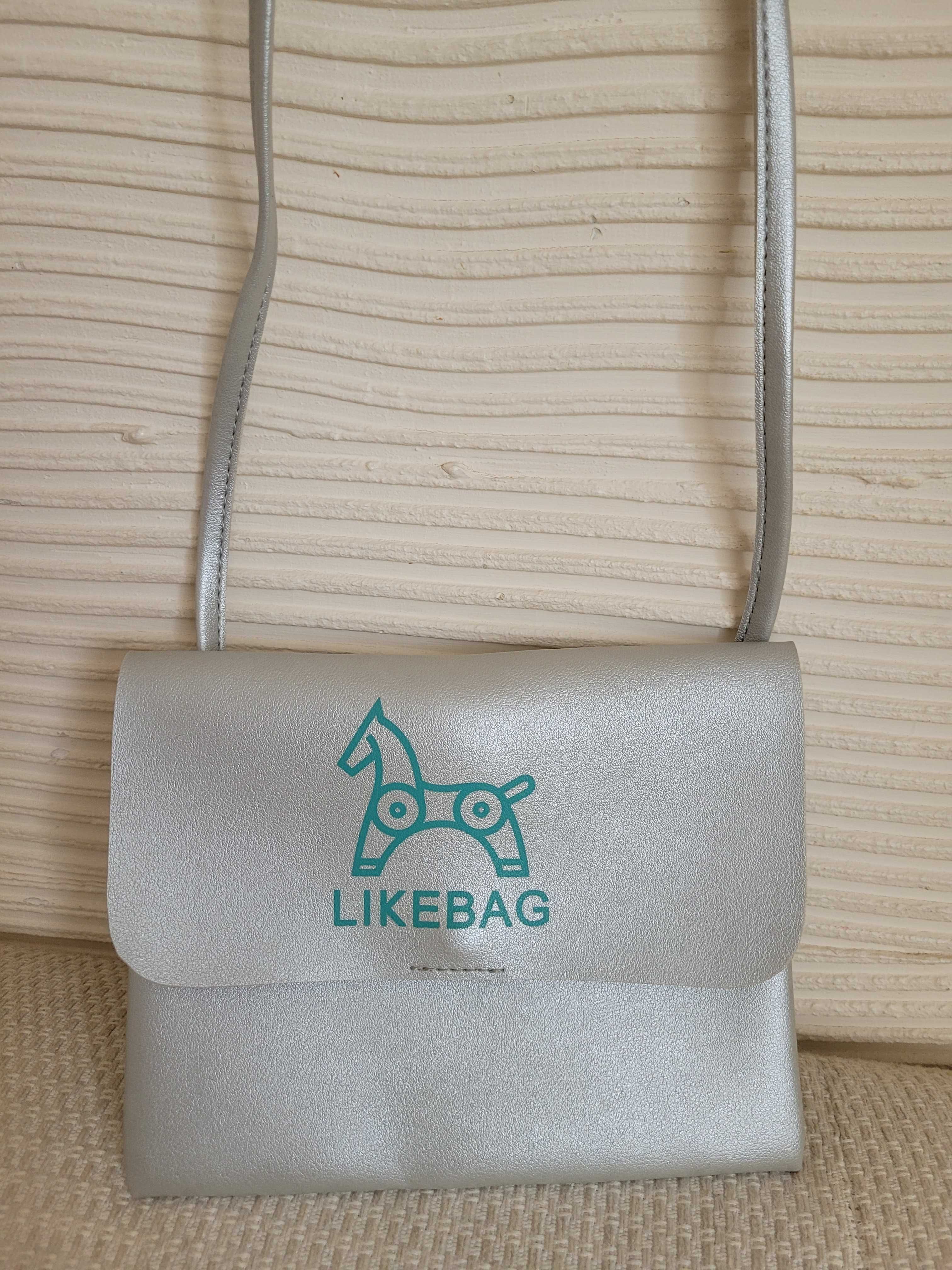 Torebka LIKEBAG srebrna dziecięca