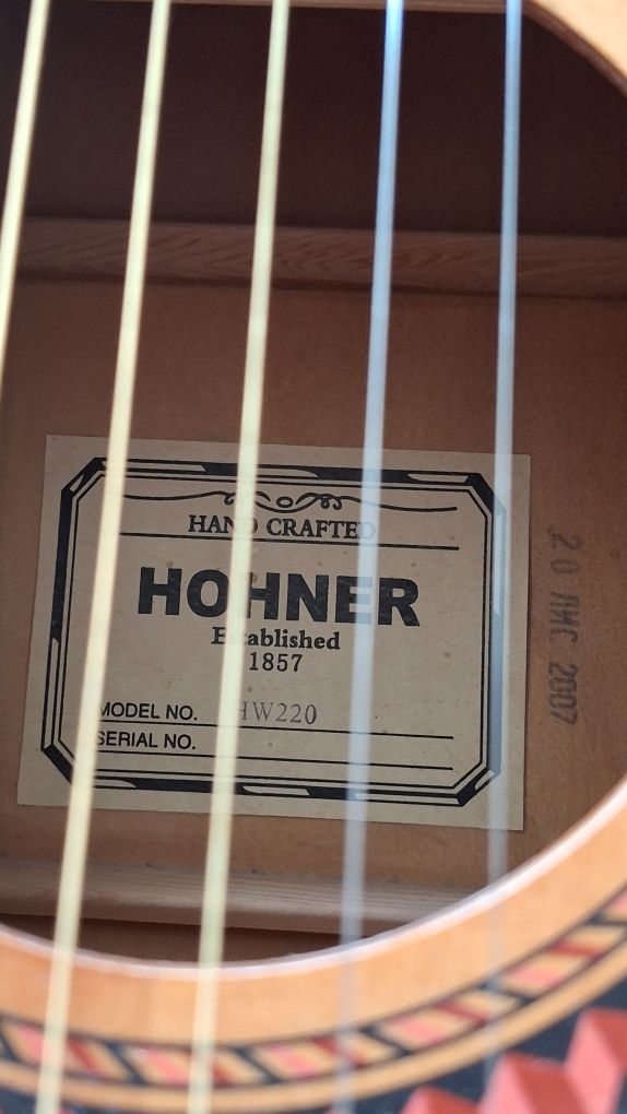 Акустична гітара Hohner