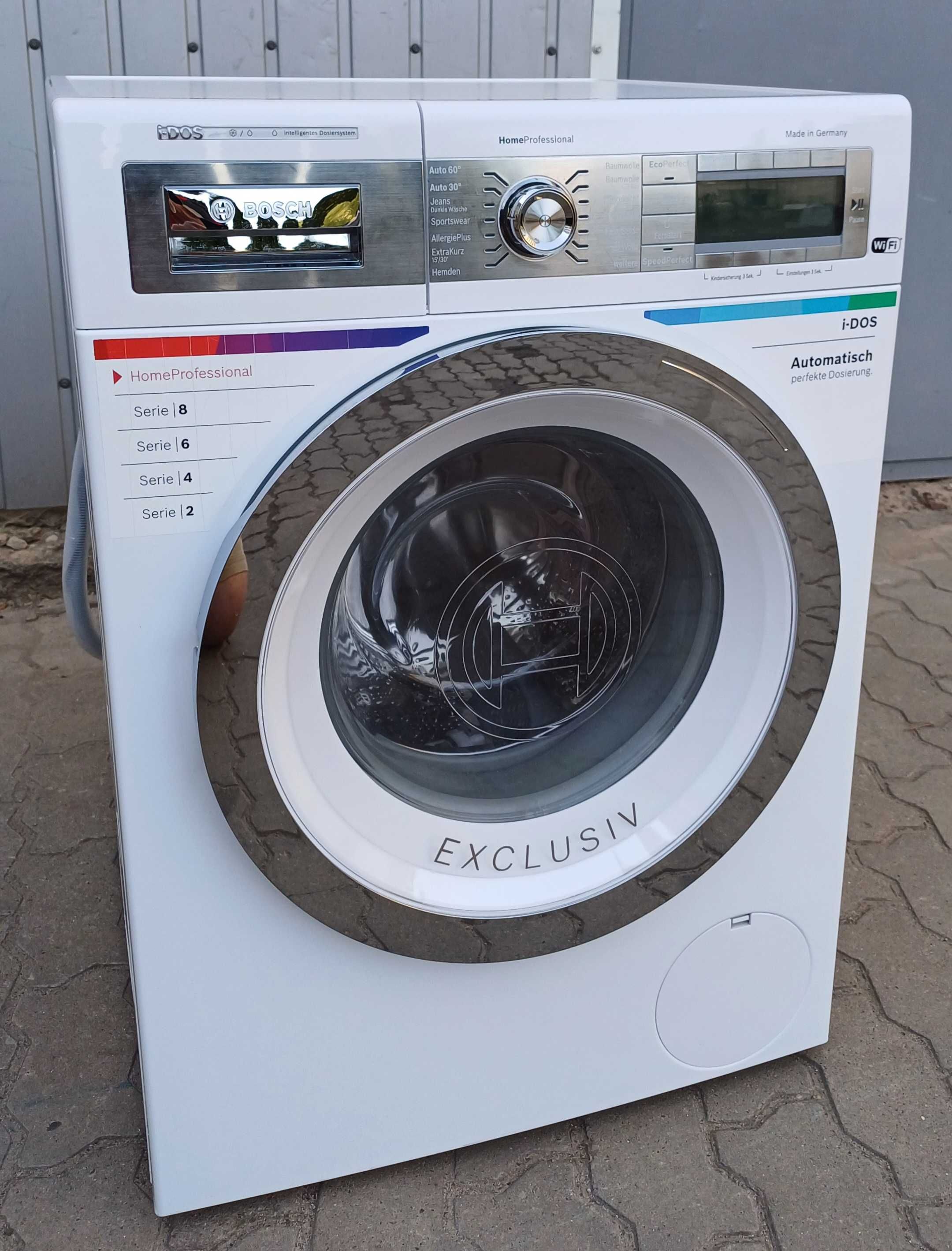 Стиральная машина Bosch Home Profesional 9кг i-Dos 4D Wash syst Wi-Fi
