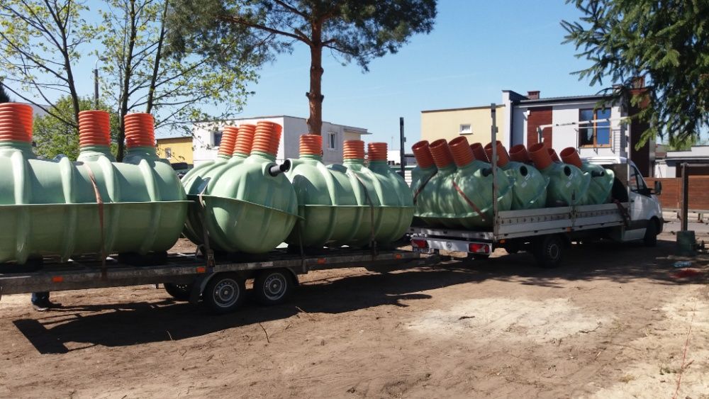 Przydomowa oczyszczalnia ścieków sprzedaż montaż Gwarancja 10L BRUTTO