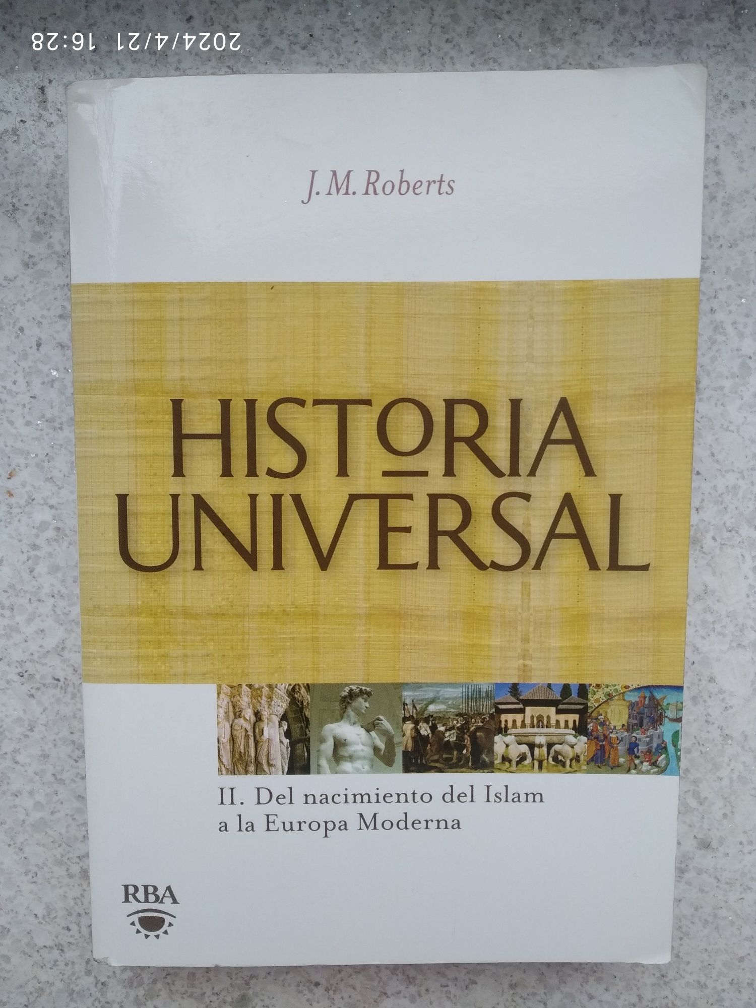 Książka historyczna po hiszpańsku