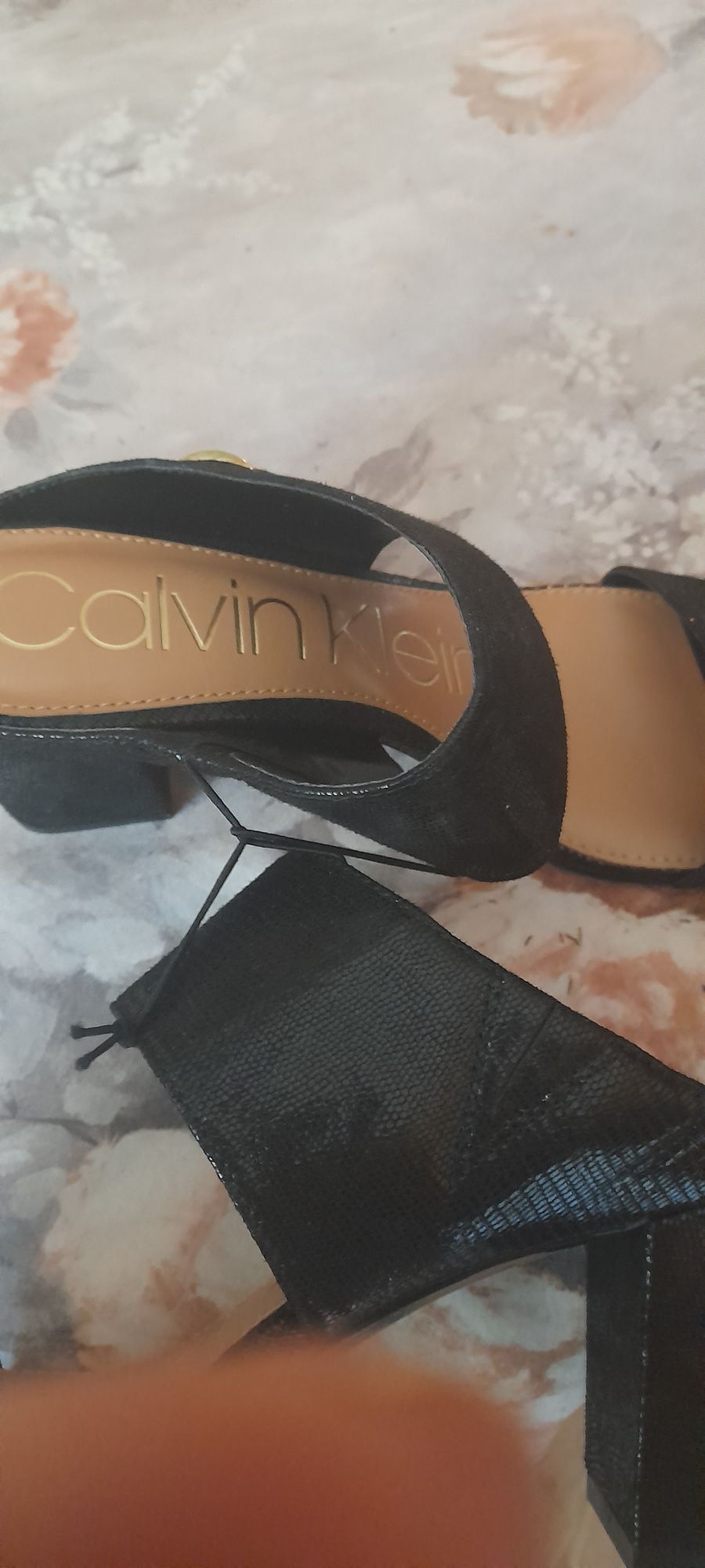 Klapki Calvin Klein  na slupku